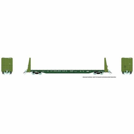 HO BCIT FLATCAR GREEN 6PK - Rapido - ModelCars.com