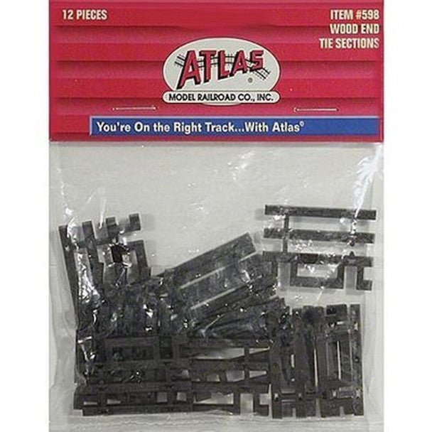 HO CD 83 FLEX END TIES 12 - Atlas Track - ModelCars.com