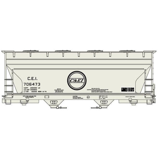 HO C&EI ACF COVER HOP - Accurail - ModelCars.com