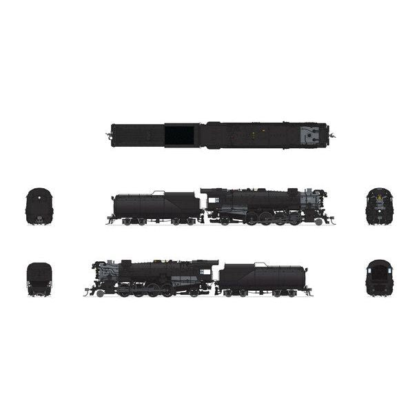 HO C&O K - 2 MIKADO UNLETTR - Broadway Ltd - ModelCars.com