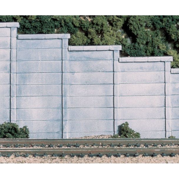 HO CONCRETE RETAIN WALL - WOODLAND SCENICS - ModelCars.com