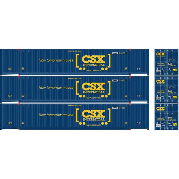 HO CSX JINDO CONT 3P 2 - Atlas Track - ModelCars.com