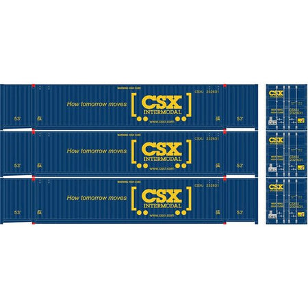 HO CSX JINDO CONT 3P 5 - Atlas Track - ModelCars.com