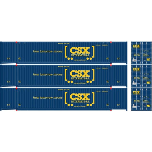 HO CSX JINDO CONT 3P 6 - Atlas Track - ModelCars.com