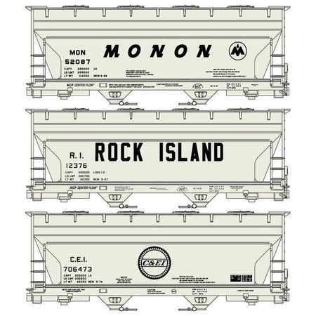 HO MIDWEST ACF HOP 3 CARS - Accurail - ModelCars.com