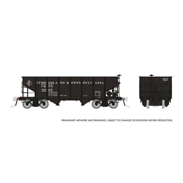 HO PRR 2BAY HOP C&P 3/PK - Rapido - ModelCars.com
