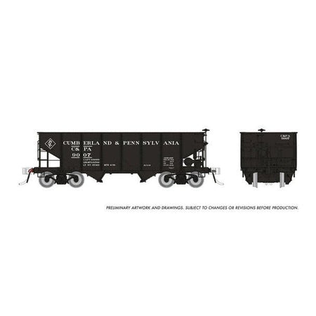HO PRR 2BAY HOP C&P 3/PK - Rapido - ModelCars.com