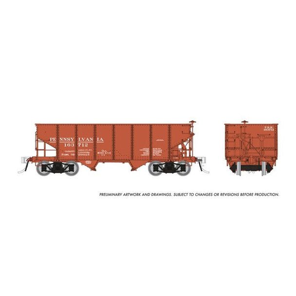 HO PRR 2BAY HOP EARLY 6PK - Rapido - ModelCars.com