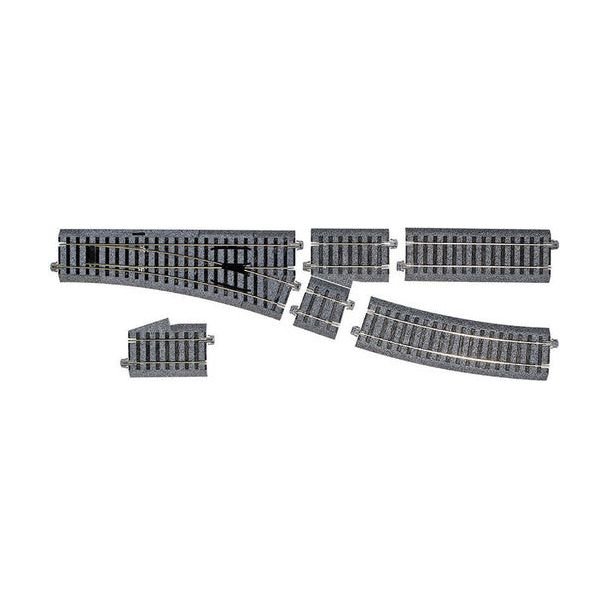 HO RIGHT TURNOUT W/CVE 10 - Kato - ModelCars.com