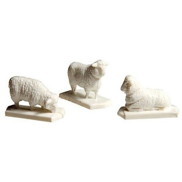 HO SHEEP 18 WHITE/1 BLACK - Atlas Track - ModelCars.com