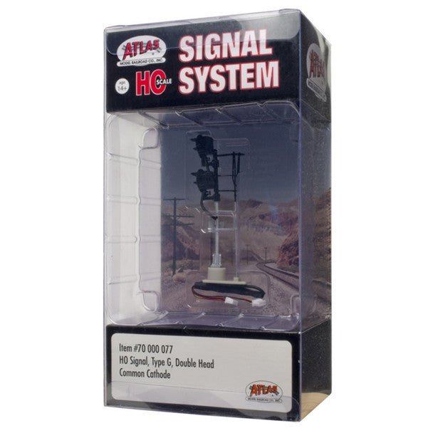 HO SIGNAL,TYPE G,DBL HEAD - Atlas Track - ModelCars.com