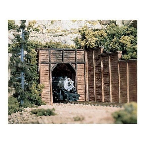 HO TIMBER TUNNEL PORTAL - WOODLAND SCENICS - ModelCars.com