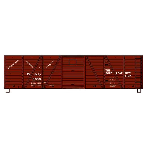 HO WAG 40'WOOD BOXCAR SIN - Accurail - ModelCars.com