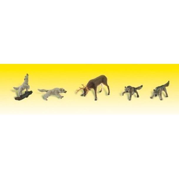 HO WILDLIFE STANDOFF - WOODLAND SCENICS - ModelCars.com