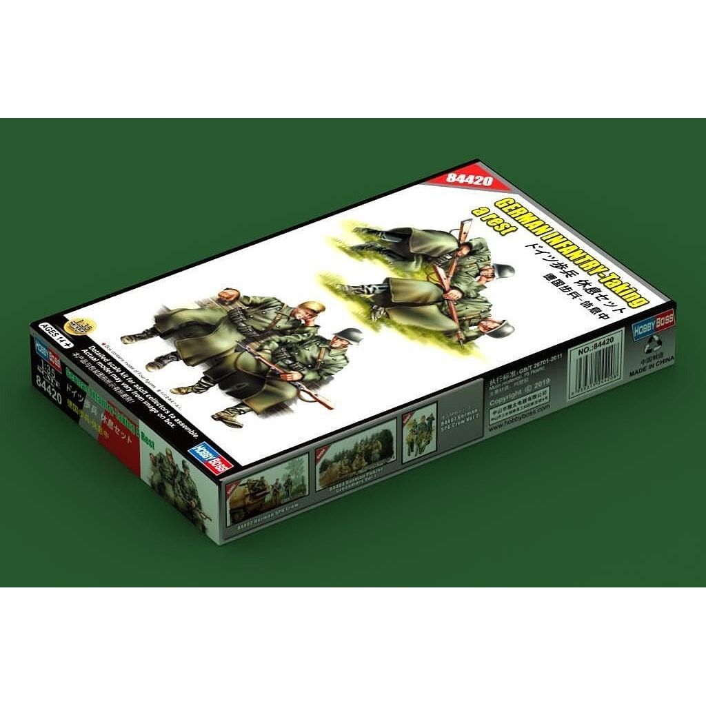 Hobby Boss 1/35 GERMAN INFANTRY-Taking a rest 84420-Hobby Boss-ModelCars.com
