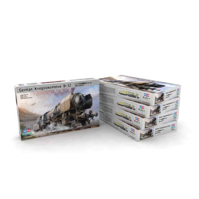 Hobby Boss 1/35 German Kriegslokomotive BR-52 82901-Hobby Boss-ModelCars.com