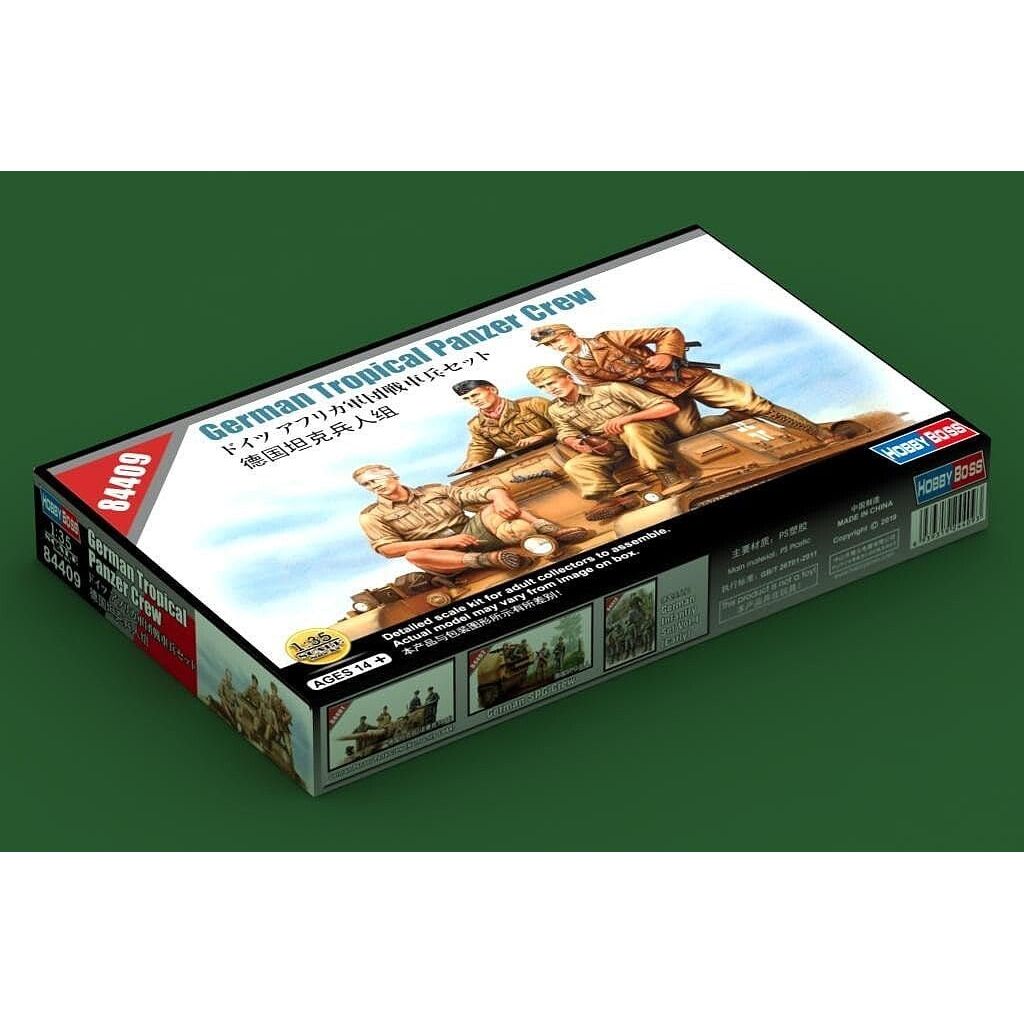 Hobby Boss 1/35 German Tropical Panzer Crew 84409 - Heartland - ModelCars.com
