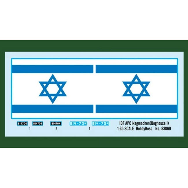 Hobby Boss 1/35 IDF APC Nagmachon(Doghouse I ) 83869 - Heartland - ModelCars.com