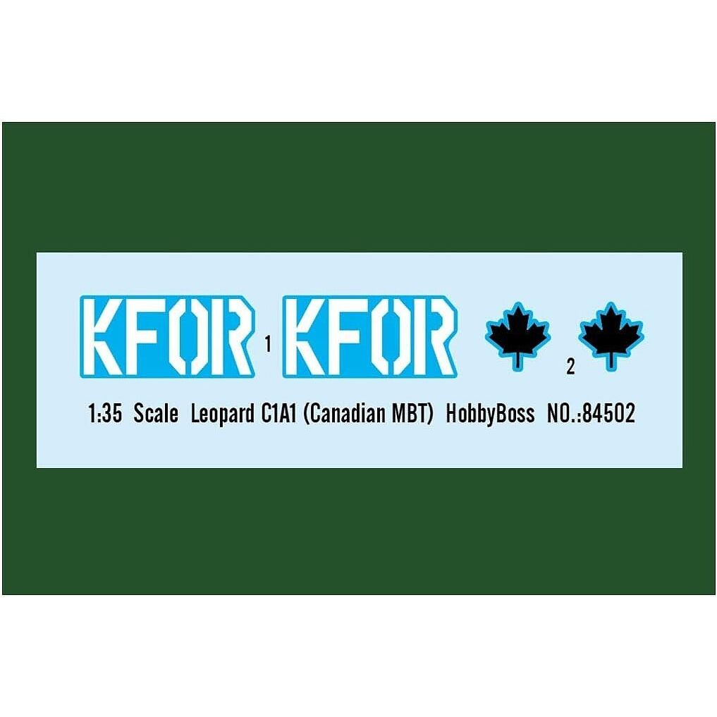 Hobby Boss 1/35 Leopard C1A1 (Canadian MBT) 84502 - Heartland - ModelCars.com