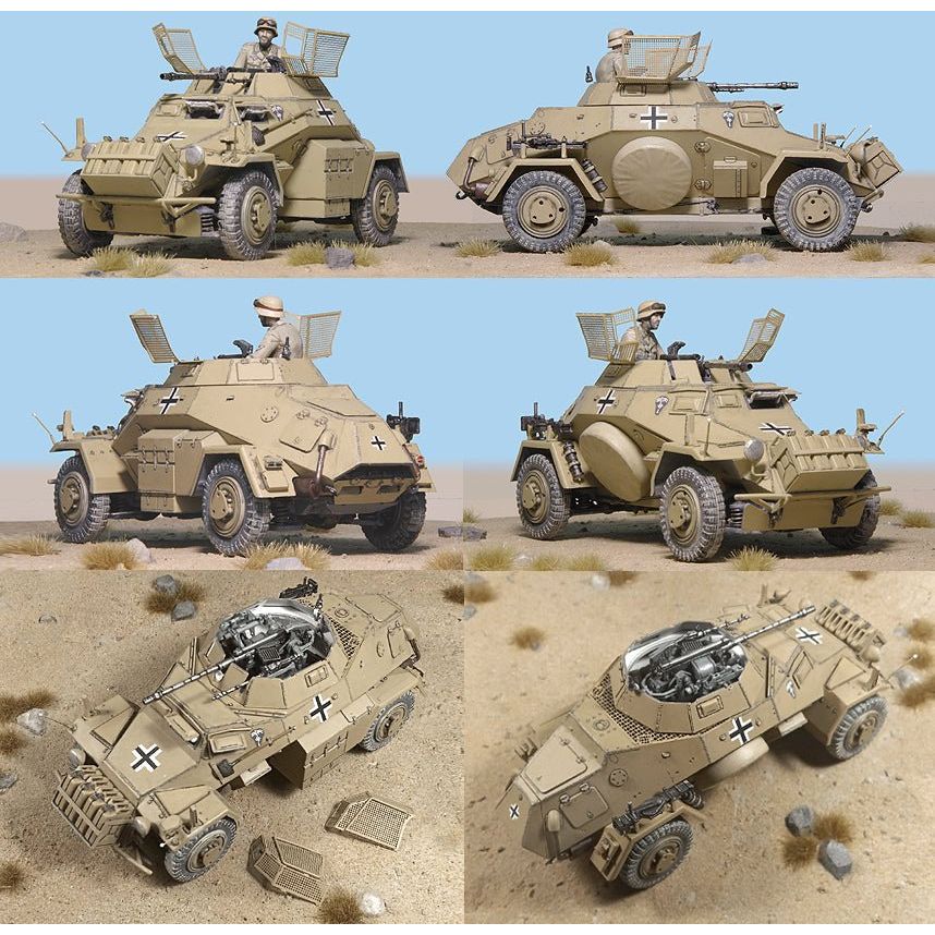 Hobby Boss 1/35 Sd.Kfz. 222 Leichter Panzerspahwagen 2cm 82442 - Heartland - ModelCars.com