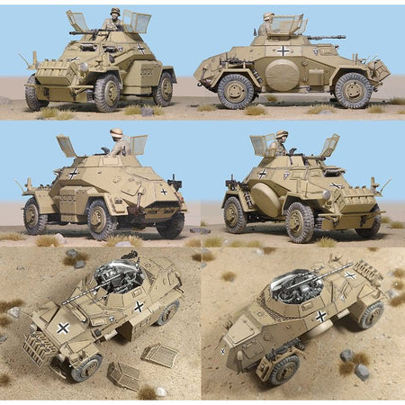 Hobby Boss 1/35 Sd.Kfz. 222 Leichter Panzerspahwagen 2cm 82442 - Heartland - ModelCars.com