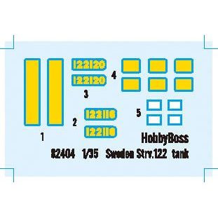 Hobby Boss 1/35 Swedish Strv.122 Tank 82404-Hobby Boss-ModelCars.com