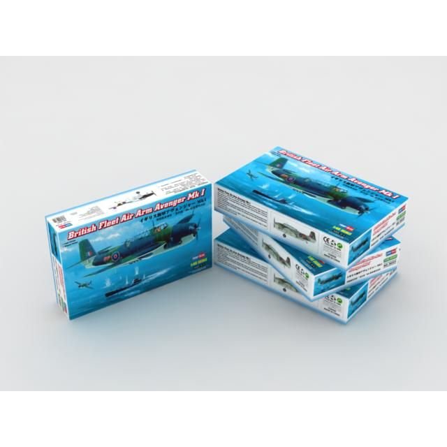 Hobby Boss 1/48 British Fleet Air Arm Avenger Mk 1 80331-Hobby Boss-ModelCars.com