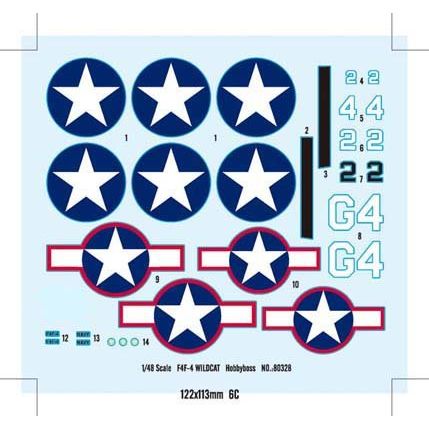 Hobby Boss 1/48 F4F-4 Wildcat Fighter 80328-Hobby Boss-ModelCars.com