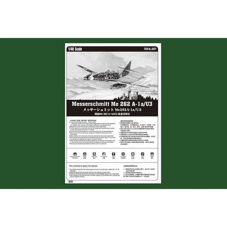 Hobby Boss 1/48 Me 262 A-1a/U3 80371-Hobby Boss-ModelCars.com