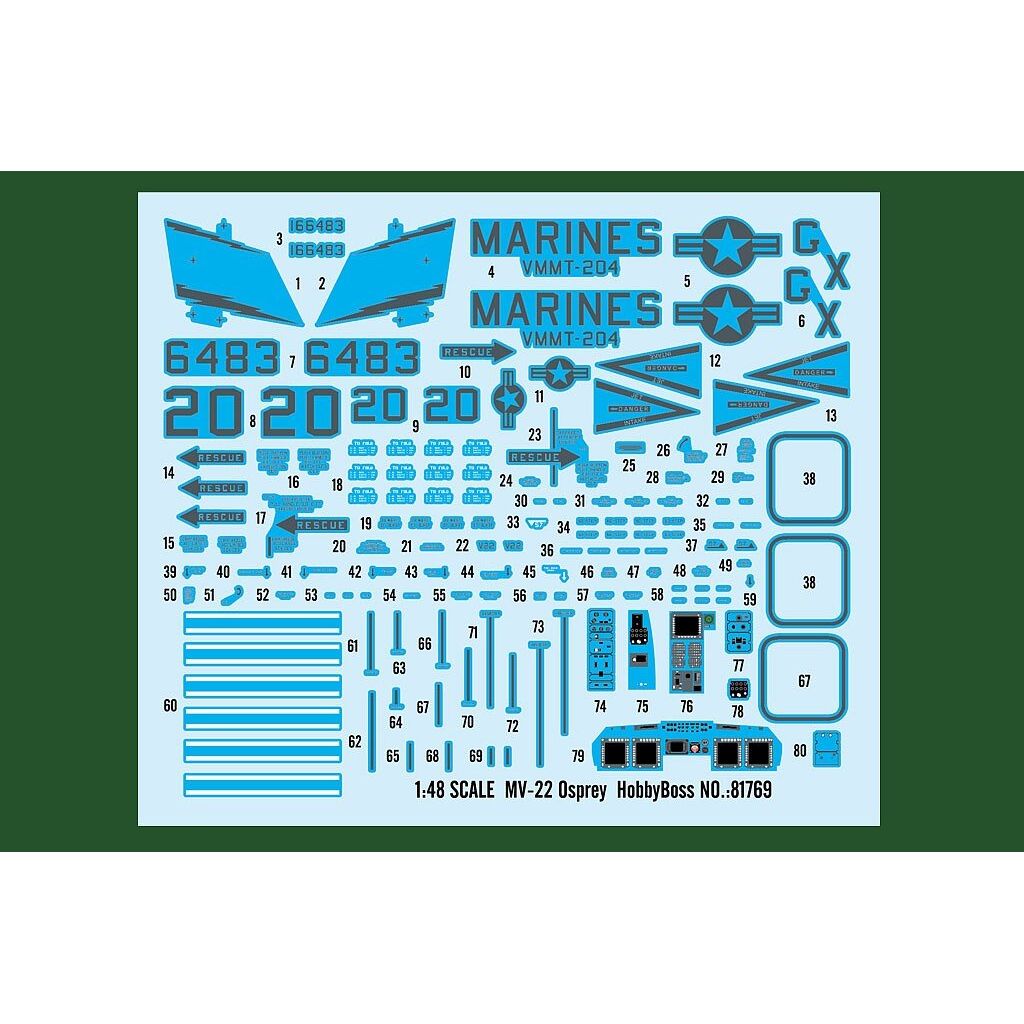 Hobby Boss 1/48 scale MV - 22 Osprey - Heartland - ModelCars.com