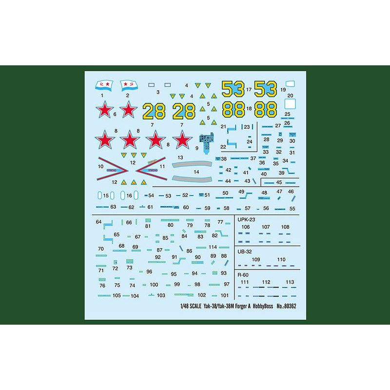 Hobby Boss 1/48 Yak - 38/Yak - 38M Forger A 80362 - Heartland - ModelCars.com