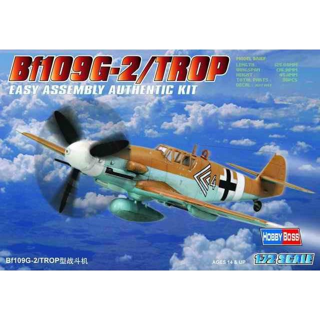 Hobby Boss 1/72 Bf - 109G - 2 Tropical Kit - Hobby Boss - ModelCars.com