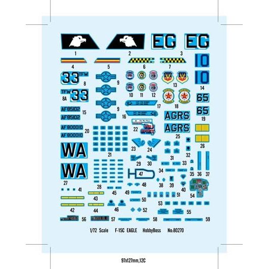 Hobby Boss 1/72 F - 15C Eagle Fighter 80270 - Heartland - ModelCars.com