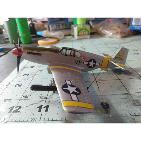 Hobby Boss 1/72 P-51C Mustang Fighter 80243-Hobby Boss-ModelCars.com