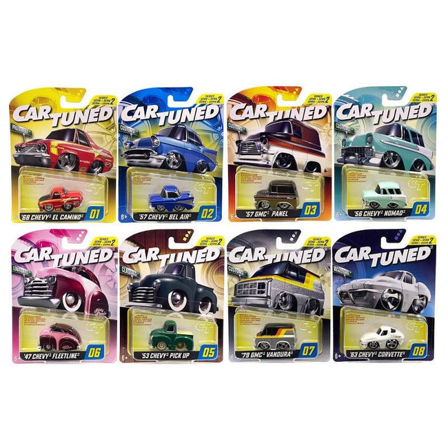 Hobby/Alt 2024 Series 2 Set of 8 Pieces Diecast Model Cars by CarTuned-Car Tuned-ModelCars.com