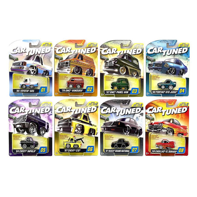 Hobby/Alt 2025 Series 3 Set of 8 Pieces Diecast Model Cars by CarTuned-Car Tuned-ModelCars.com