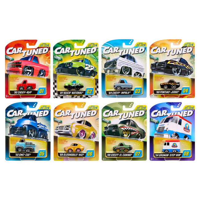 Hobby/Alt 2025 Series 4 Set of 8 Pieces Diecast Model Cars by CarTuned-Car Tuned-ModelCars.com