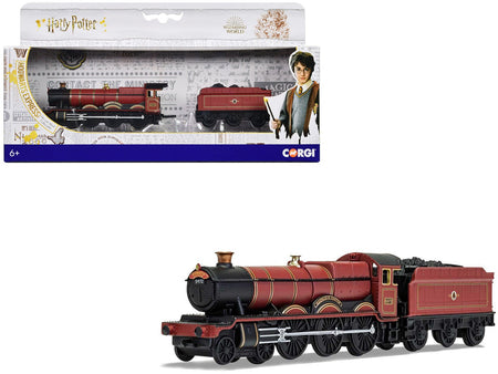 Hogwarts Express Locomotive with Coal Train Car "Harry Potter" Movie Series 1/100 Diecast Model by Corgi-Corgi-ModelCars.com