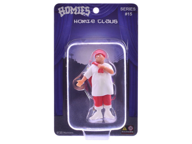 Homie Claus 1.75" Figure "Special Release" #10 Series 15 Model by Homies-Homies-ModelCars.com