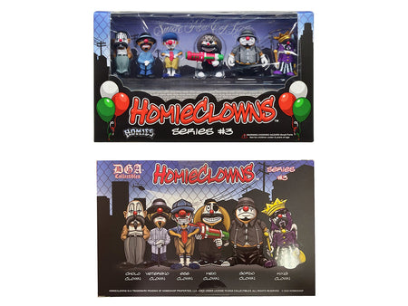 "HomieClowns" Series 3 2-Inch Figures Set of 6 Pieces by Homies-Homies-ModelCars.com