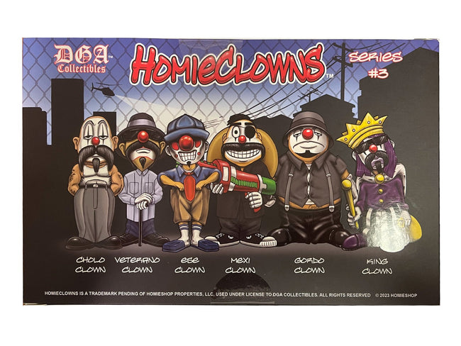 "HomieClowns" Series 3 2-Inch Figures Set of 6 Pieces by Homies-Homies-ModelCars.com