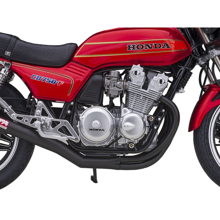 Honda CB750F Motorcycle Red with Helmet "Baribari Legend" (1986) OVA 1/12 Model by Autoart - Autoart - ModelCars.com
