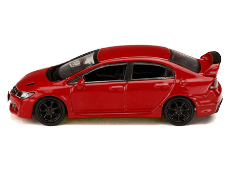 Honda Civic Mugen RR (FD2) RHD (Right Hand Drive) Milano Red "JDM64" Series 1/64 Diecast Model Car by Hobby Japan-Hobby Japan-ModelCars.com