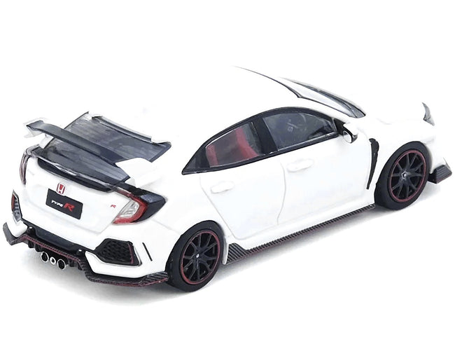 Honda Civic Type R (FK8) RHD (Right Hand Drive) White 1/64 Diecast Model Car by Inno Models-Inno Models-ModelCars.com