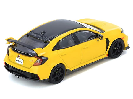 Honda Civic Type R (FK8) RHD (Right Hand Drive) Yellow with Black Top 1/64 Diecast Model Car by Inno Models-Inno Models-ModelCars.com