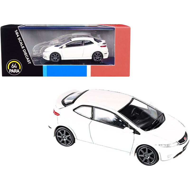 Honda Civic Type R FN2 Euro Championship White 1/64 Diecast Model Car by Paragon - Paragon - ModelCars.com