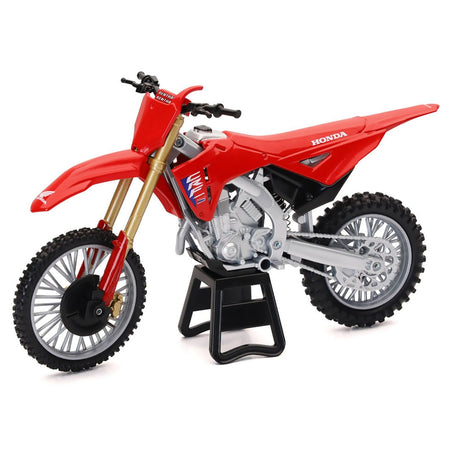 Honda CRF450R Motorcycle Red with Black Accents 1/12 Diecast Model by New Ray-New Ray-ModelCars.com