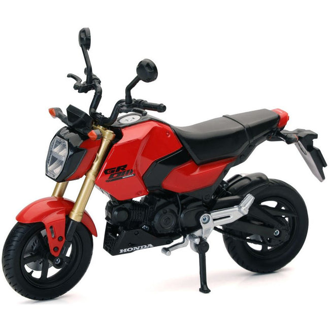Honda GROM Motorcycle Red 1/12 Diecast Model by New Ray-New Ray-ModelCars.com