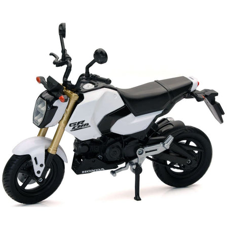 Honda GROM Motorcycle White 1/12 Diecast Model by New Ray-New Ray-ModelCars.com