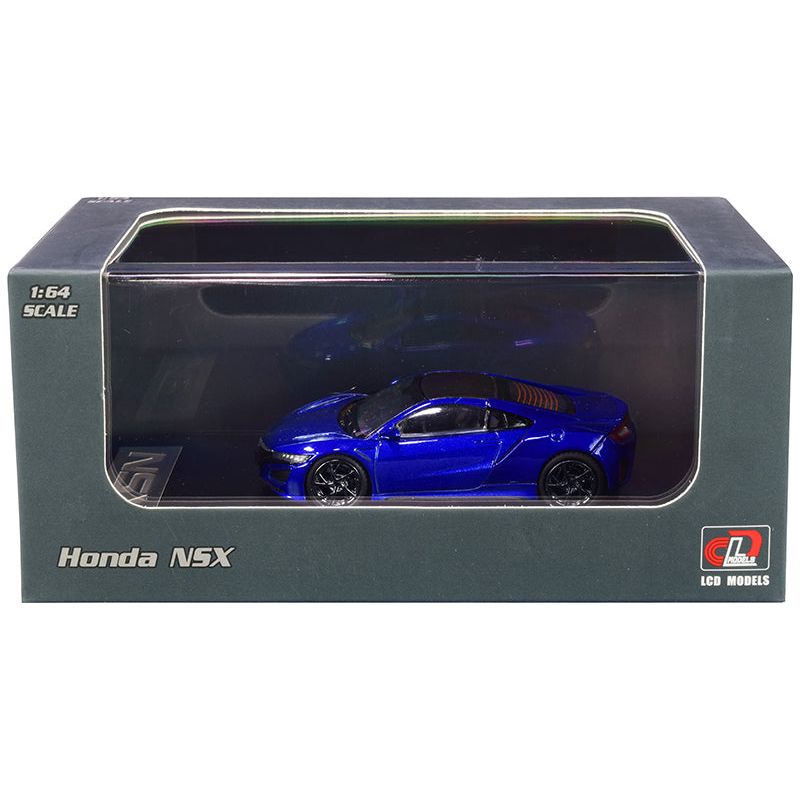 Honda NSX Blue Metallic with Carbon Top 1/64 Diecast Model Car by LCD Models-LCD Models-ModelCars.com